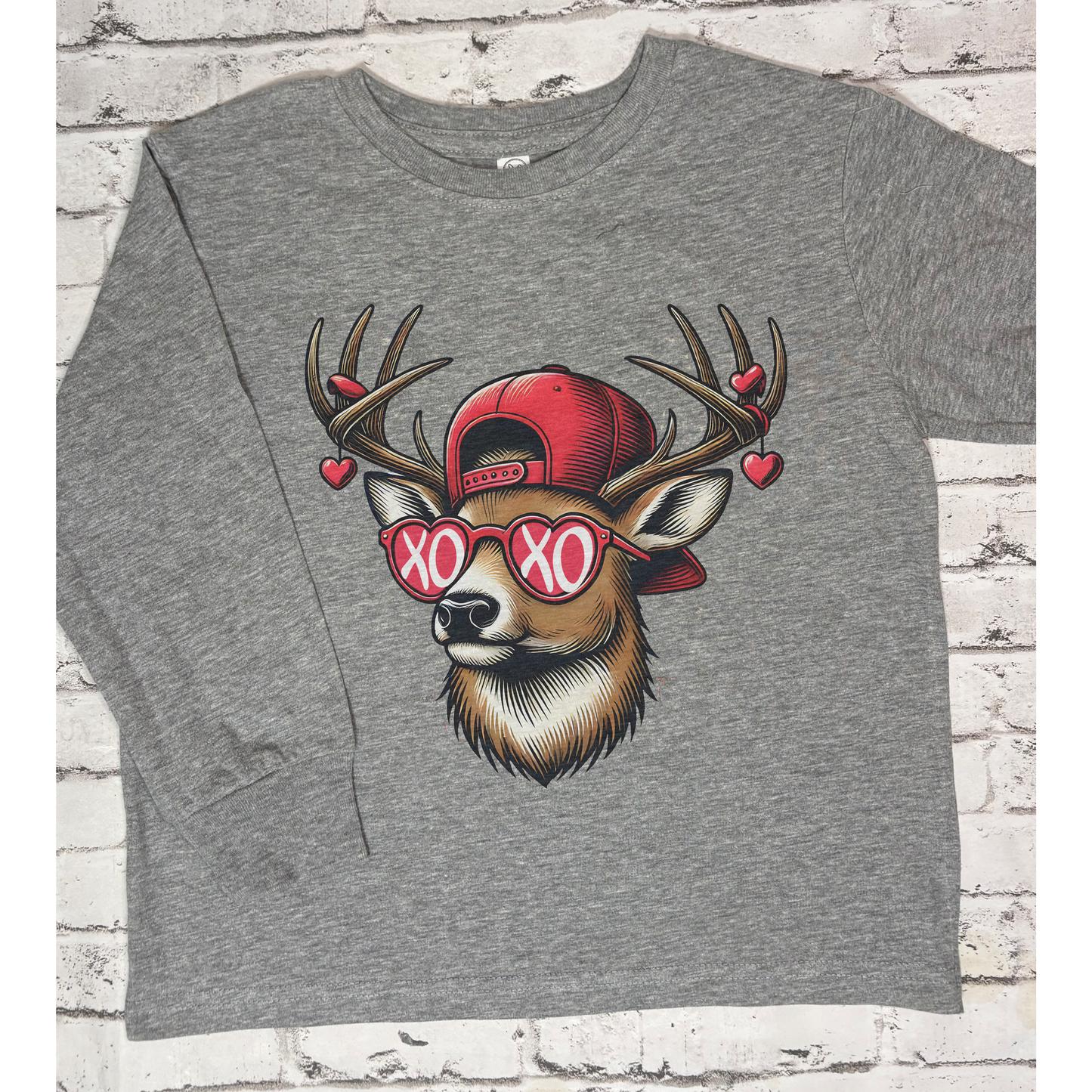 Big Buck Love - Valentine’s Day Watercolor (Copy)