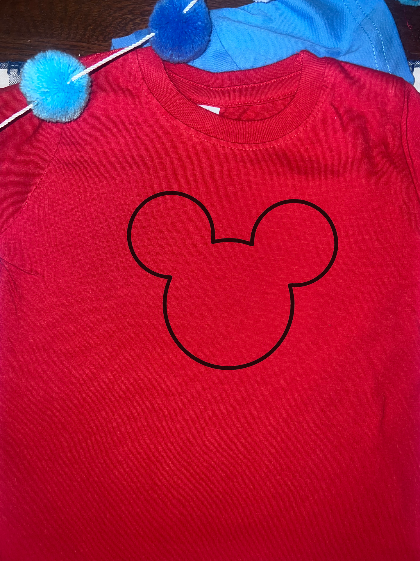Mouse Sketches for those magical vacations are always a win!  Available on other colors - but red tees are the best for hiding those ice cream stains from long park days. 
