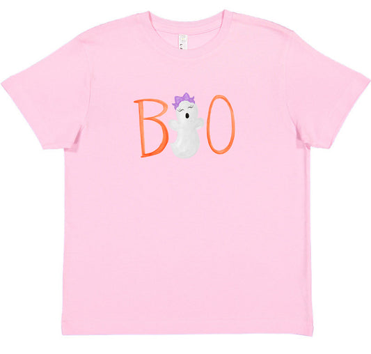 Watercolor BOO! Halloween Tee Shirt