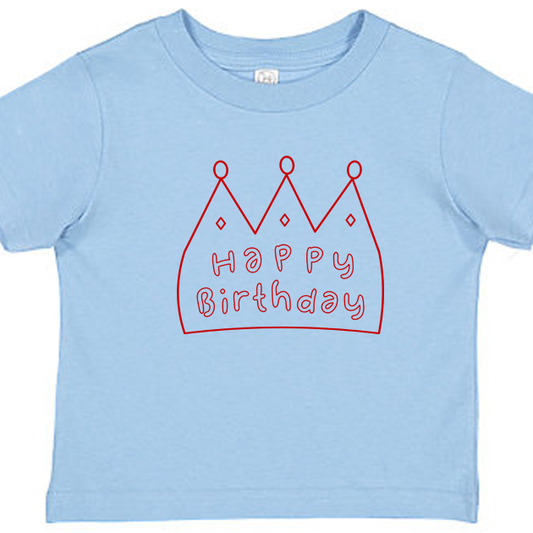 Birthday Boy Crown Sketch