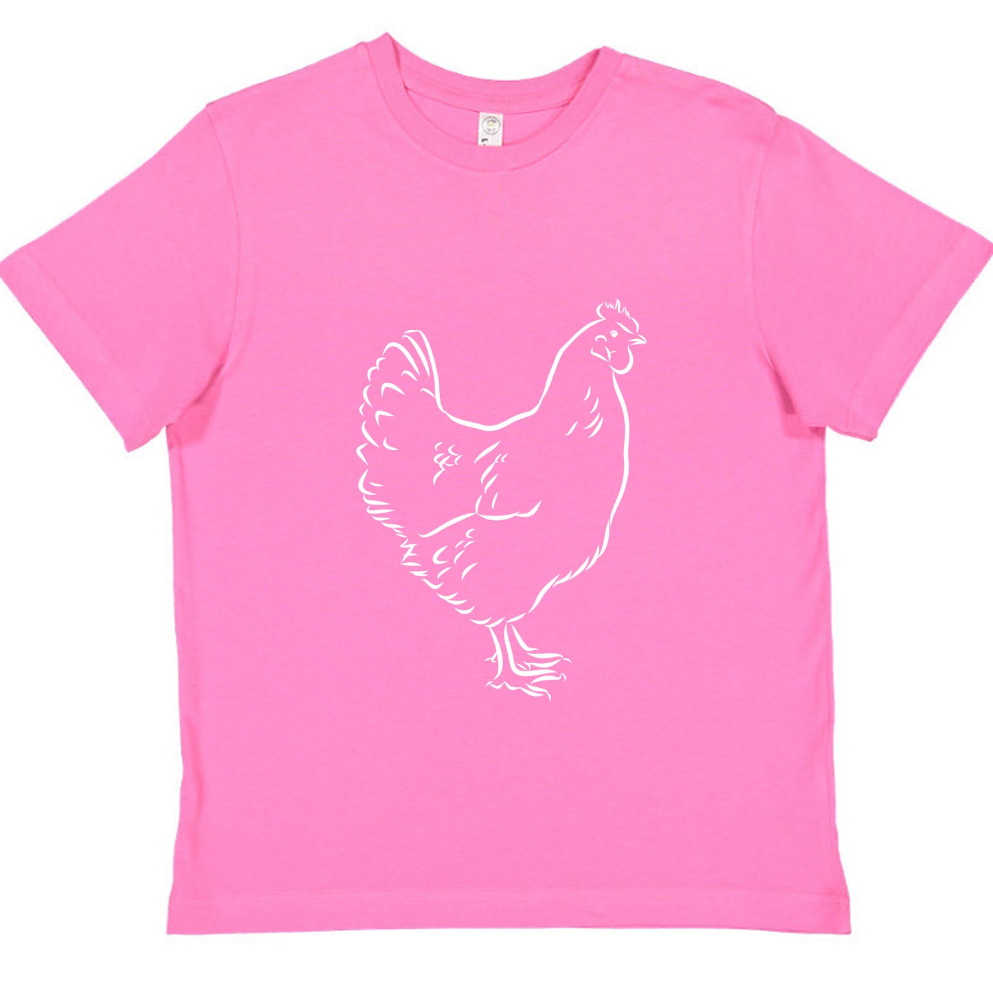 Chicken Sketch Pink