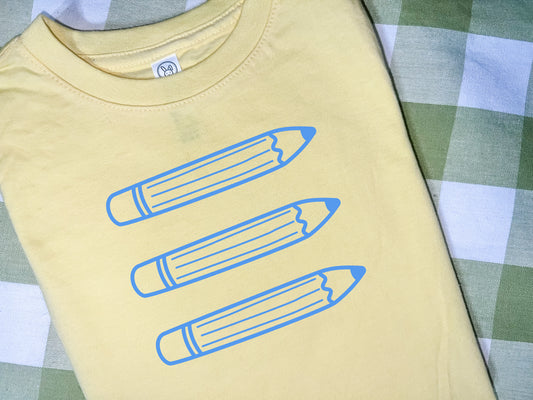 Pencil Trio Sketch - Back to School